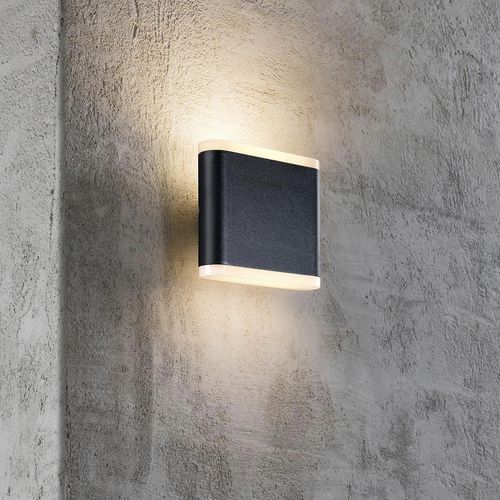 Applique murale contemporaine - AKRON 11  - Nordlux - d'extérieur / en aluminium / carrée