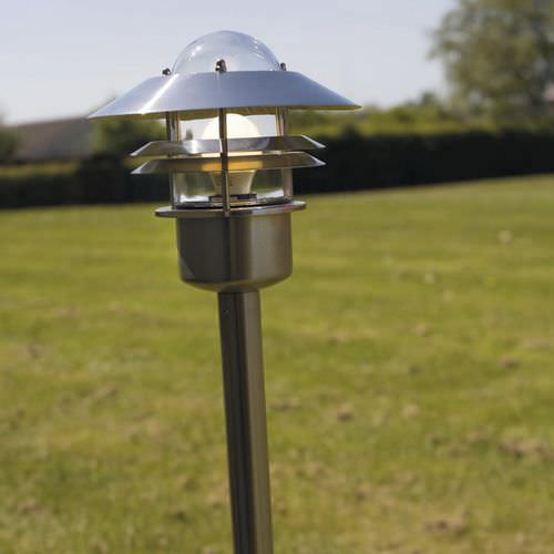 Borne d'éclairage de jardin - BLOKHUS - Nordlux - classique / en acier inoxydable / en cuivre