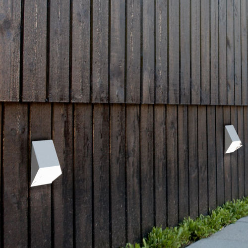 Applique murale de style industriel - EDGE - Nordlux - d'extérieur / en acier COR-TEN® / en plastique