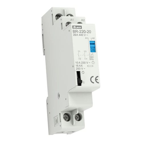 Relais électromécanique AC - BR-220-20 - ELKO - NO / bistable / sur rail DIN