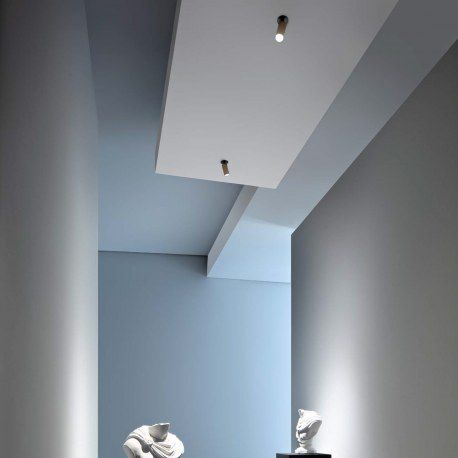 Spot encastrable au plafond - IN&OUT M - DGA - à LED / rond / professionnel