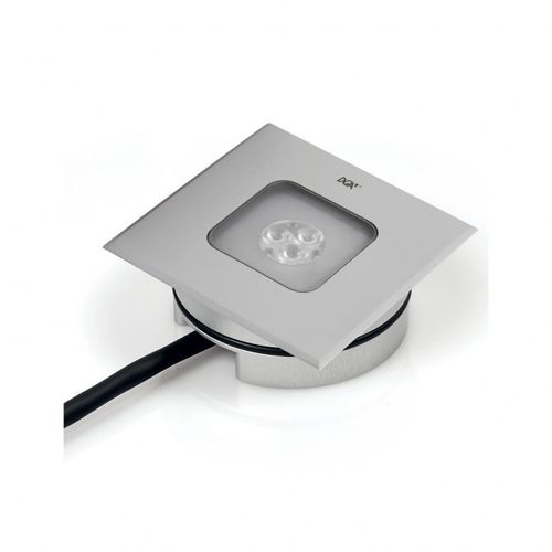Luminaire encastrable au sol - ASTRO QD 80 - DGA - encastrable au mur / à LED / carré