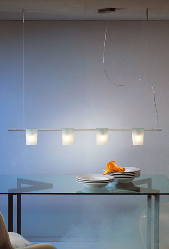 Suspension - OPEN AIR FLEXIBLE: 664 004 - ESCALE Möbel & Leuchten - en verre / en acier inoxydable / contemporaine