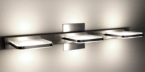 Applique murale contemporaine - 9584 - Holtkötter Leuchten - d'intérieur / en verre dépoli / carrée