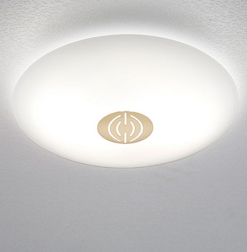 Plafonnier contemporain - 3502 - Holtkötter Leuchten - rond / en verre / à LED