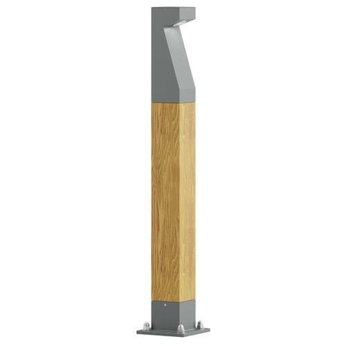 Borne d'éclairage de jardin - KALUX D  - Elmarco Technika Świetlna Sp. z o.o. Sp. k. - contemporaine / en bois / à LED