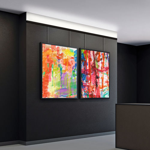 Profil éclairant mural - S-LINE GALLERY - MBNLED - PROLED - à LED / système d'éclairage modulaire / pour exposition