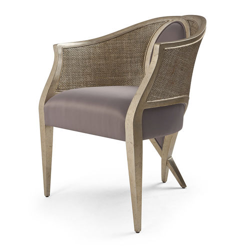 Chaise de salle à manger classique - 30-0125 CAMBRE - Christopher Guy - d'intérieur / en rotin / avec piètement en acajou