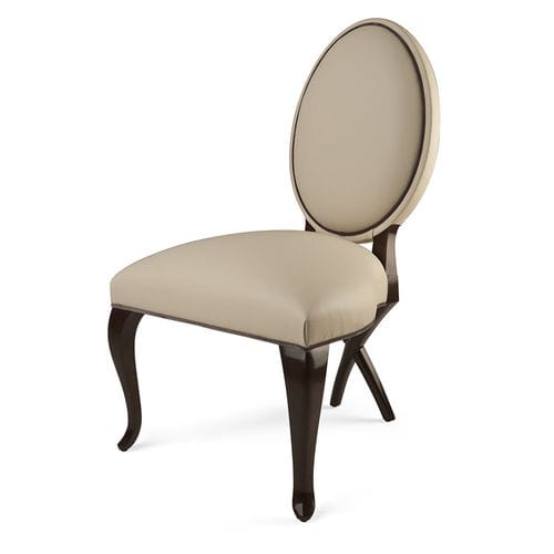 Chaise classique - 30-0094 OVALE - Christopher Guy - d'intérieur / en tissu / avec piètement en acajou