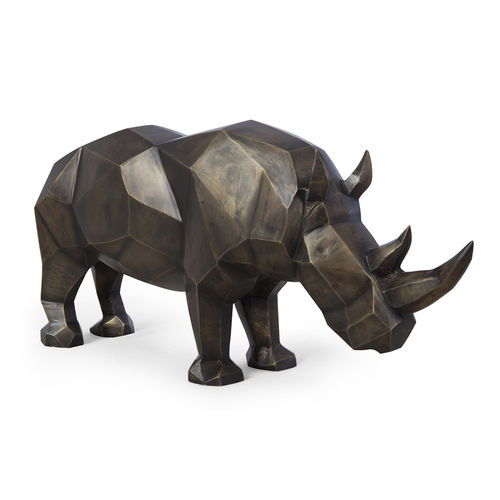 Sculpture en résine - RHINOCEROS - Christopher Guy