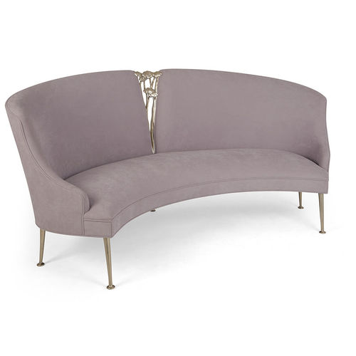 Banquette contemporaine - 60-0358 JARDIN DES TUILERIES  - Christopher Guy - en cuir / en velours / en soie