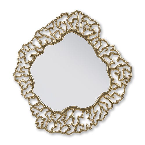 Miroir mural - FILIGREE - Christopher Guy - contemporain / en acajou / doré