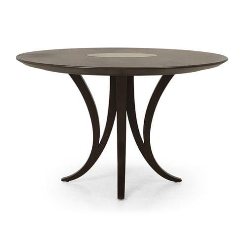 Table à manger classique - BUVETTE I - Christopher Guy - en placage de bois / en acajou / en laiton