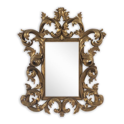 Miroir mural - 50-2879 CEDRIC - Christopher Guy - design nouveau baroque / rectangulaire / en acajou