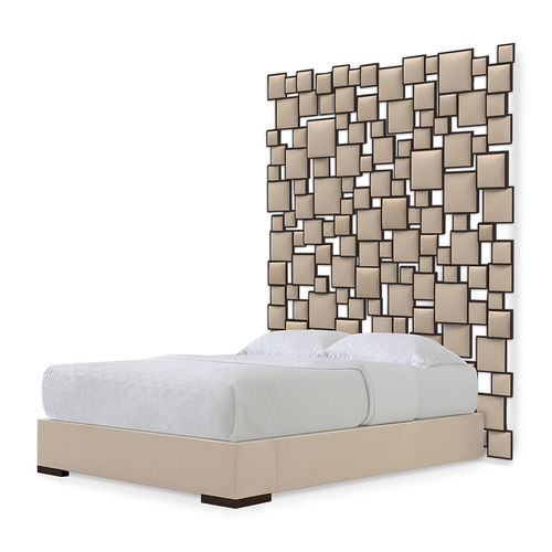 Lit king size - CARR&Eacute;E - Christopher Guy - queen size / contemporain / tapissé