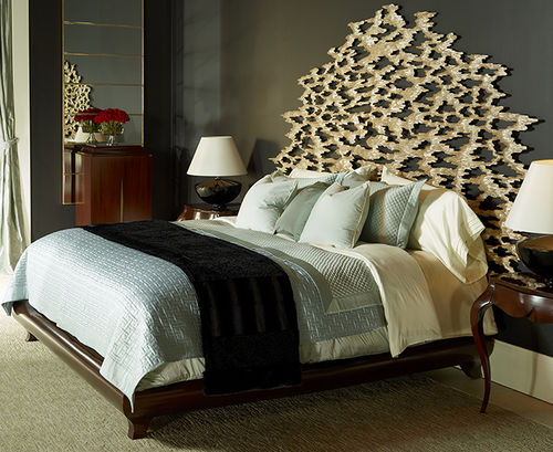 Lit king size - LA FLAMME - Christopher Guy - queen size / contemporain / tapissé