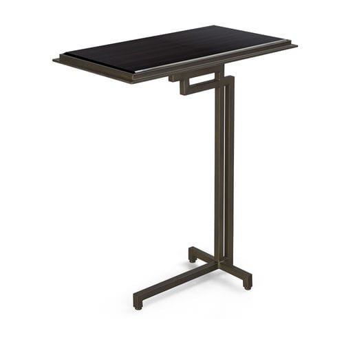 Table d'appoint classique - 76-0225 VOLTAIRE  - Christopher Guy - en placage de bois / en acajou / avec piètement en fer