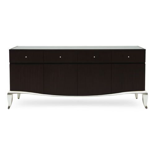 Buffet classique - 85-0038 RIVIERA - Christopher Guy - en acajou / en verre / blanc