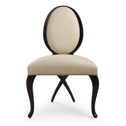 Chaise de salle à manger classique - BROMPTON - Christopher Guy - d'intérieur / en velours / en satin
