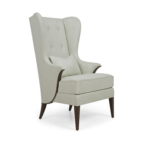 Fauteuil classique - 30-0152 SOVRANO - Christopher Guy - en tissu / en acajou / à oreilles