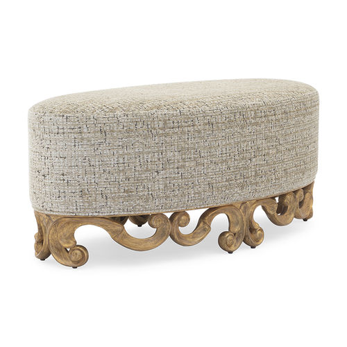 Ottoman design nouveau baroque - 60-0096 VUITTON - Christopher Guy - en velours / en satin / en soie