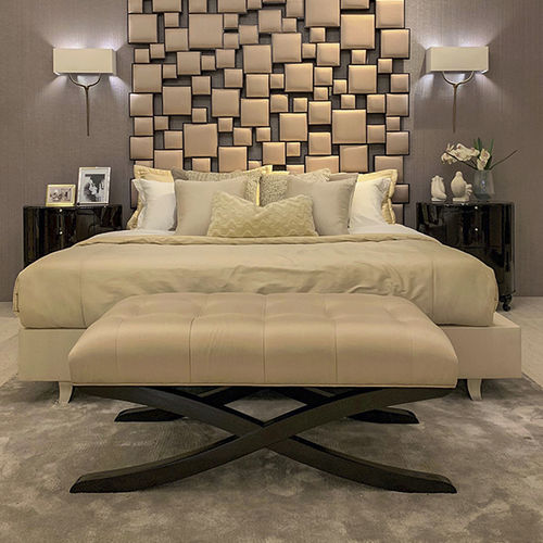 Banquette classique - 60-0281 XENA - Christopher Guy - en cuir / en velours / en soie