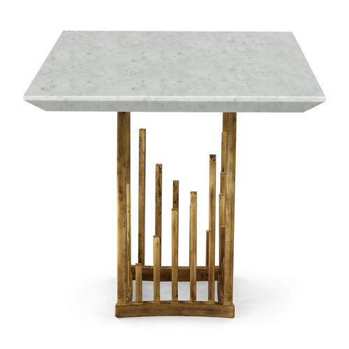 Table d'appoint classique - 76-0117 VEGAS - Christopher Guy - en placage de bois / en marbre / avec piètement en bois
