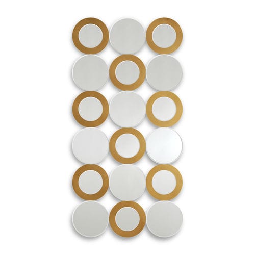Miroir mural - 50-2888 SIXTIES - Christopher Guy - design original / rectangulaire / en bois doré à la feuille d'or