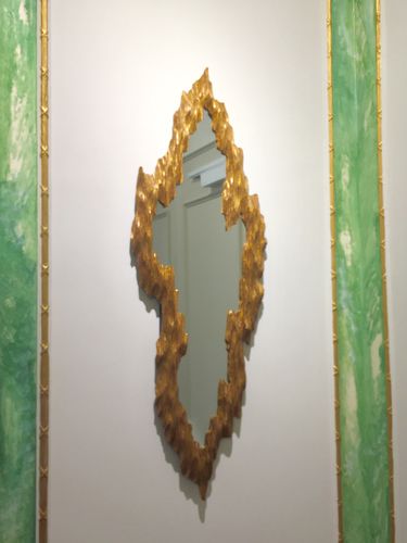 Miroir mural - KARINA - Christopher Guy - contemporain / en acajou / doré