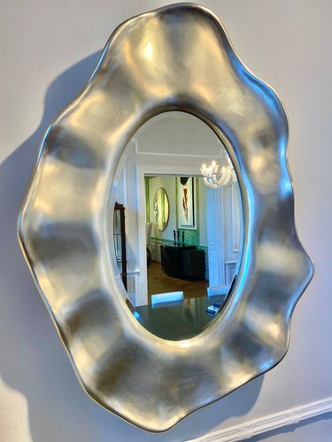 Miroir mural - PEPITE D'OR - Christopher Guy - contemporain / en bois de feuillus / doré