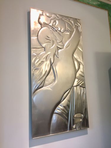 Panneau décoratif. en bois - AMOUREUX - Christopher Guy - mural / aspect métal / résidentiel
