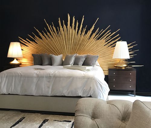 Lit king size - COSMOPOLITAN - Christopher Guy - queen size / contemporain / tapissé