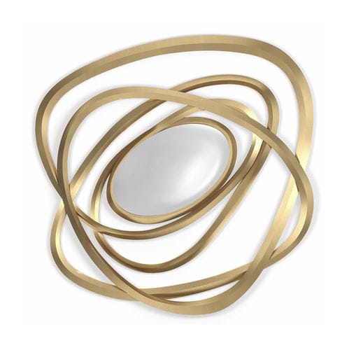 Miroir mural - Orbit  - Christopher Guy - contemporain / sculptural / en bois laqué