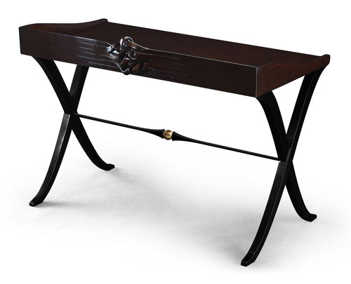 Console classique - PROUST - Christopher Guy - en bois laqué / en acajou / avec piètement en acajou