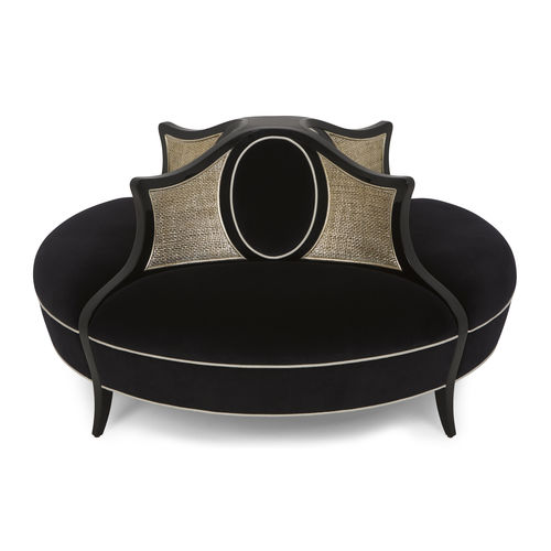 Canapé rond - F&Eacute;RAUD - Christopher Guy - classique / en velours / en satin