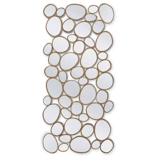 Miroir mural - PEBBLE BEACH - Christopher Guy - contemporain / en bois doré à la feuille d'or / doré