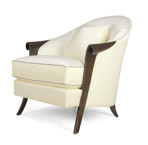 Fauteuil classique - 60-0326 PICCADILLY  - Christopher Guy - en tissu / en acajou / à coussins