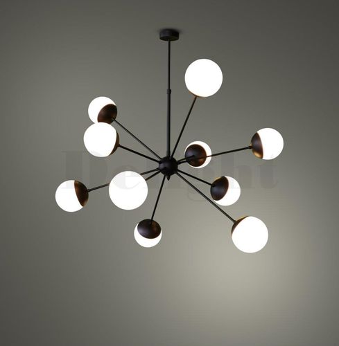 Suspension - BLACK PEARL - Zefkilis Bros Co - Delight - en métal / en verre soufflé / contemporaine