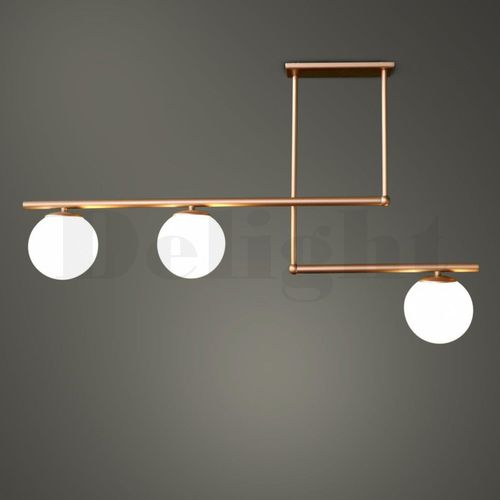 Plafonnier contemporain - BALANCE - Zefkilis Bros Co - Delight - en verre soufflé / en métal / en opale
