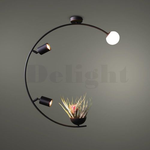Plafonnier contemporain - CODE-C - Zefkilis Bros Co - Delight - demi-rond / en verre soufflé / en métal