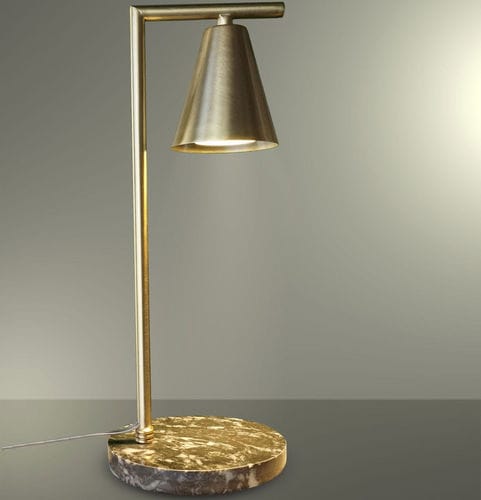 Lampe de table - CARO - Zefkilis Bros Co - Delight - en métal / en marbre / contemporaine
