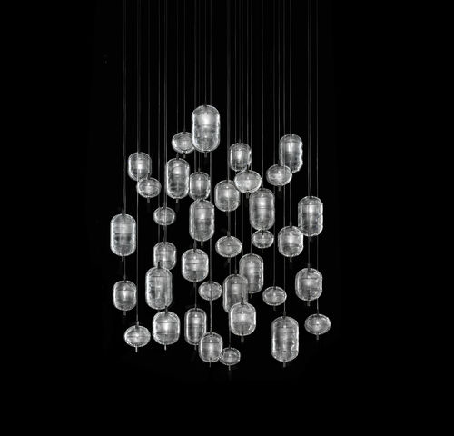 Suspension - JEFFERSON - LODES - en cristal / contemporaine / sans fil