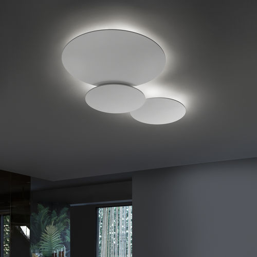 Plafonnier contemporain - PUZZLE MEGA - LODES - rond / en métal / en grès cérame