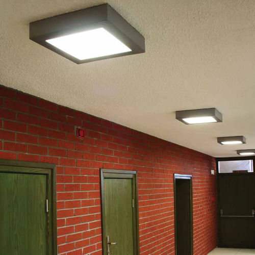 Plafonnier contemporain - SD 3030 OPL - Arlight Aydinlatma A.Ş. - carré / en verre opalescent / en tôle d'acier