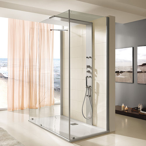 Douche à l'italienne - THASOS: 9429024 - HOESCH - en verre / rectangulaire