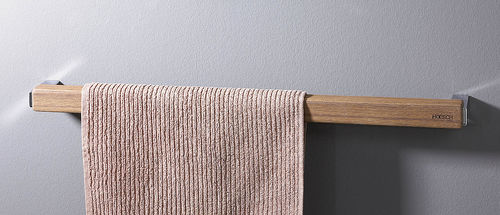 Porte-serviettes 1 barre - 6903 - HOESCH - mural / en teck