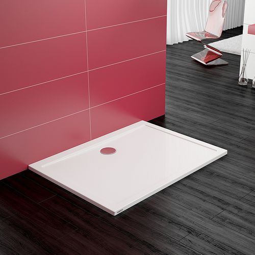 Receveur de douche rectangulaire - SAMAR: 4454 - HOESCH - à poser / extra plat / en acrylique