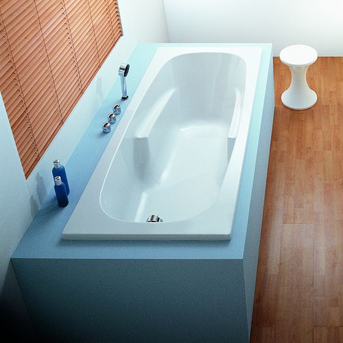 Baignoire en acrylique - BENIDORM: 6112 - HOESCH - blanche
