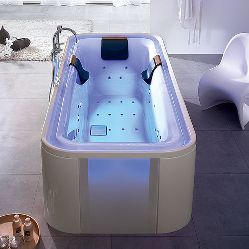 Baignoire en îlot - ERGO+: 6441 - HOESCH - en acrylique / en verre / balnéo