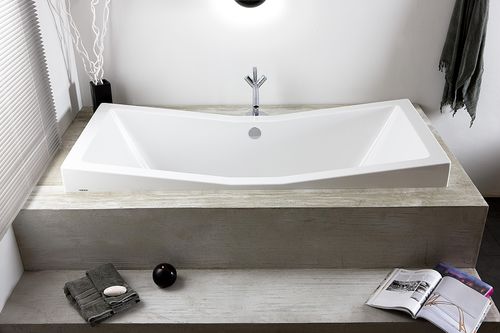 Baignoire en acrylique - FOSTER: 6628 - HOESCH - double / blanche